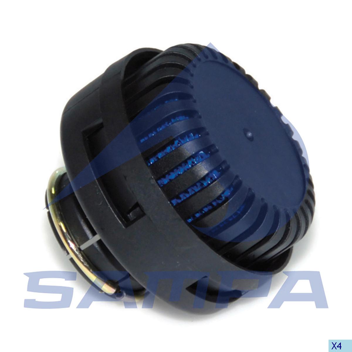 Шумоглушитель тормозного крана (на защелке) SK-6930002-01/093.197/ан.8088 (SAMPA/SK)