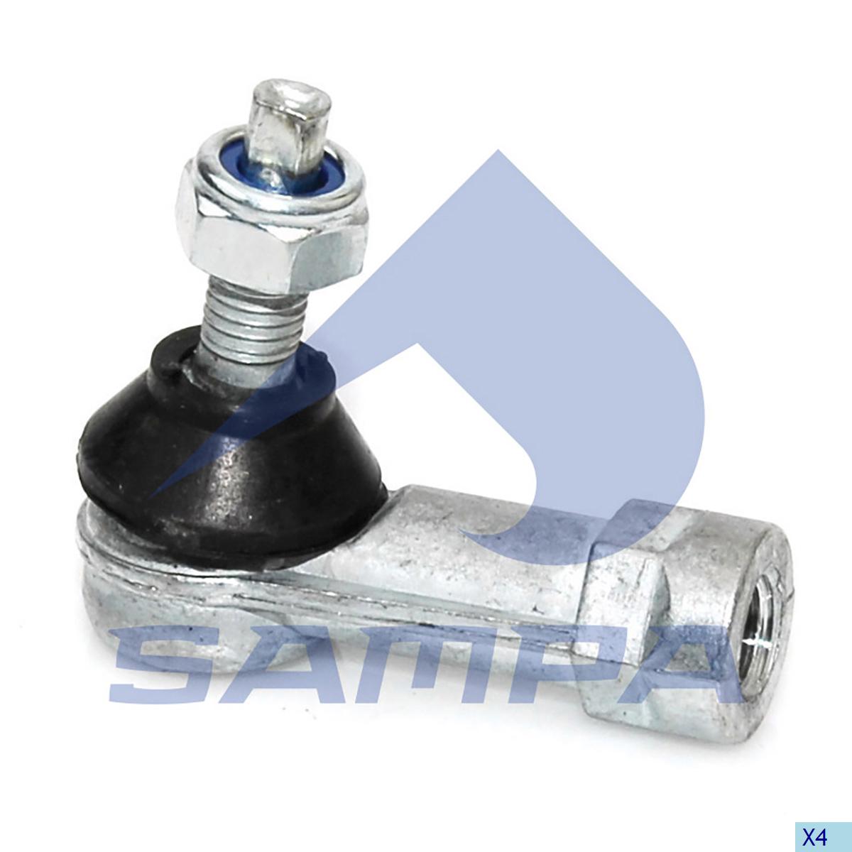 Наконечник тяги КПП ZF левый 0501215954/0732107019/305751/100.008 (HD-PARTS/SAMPA)